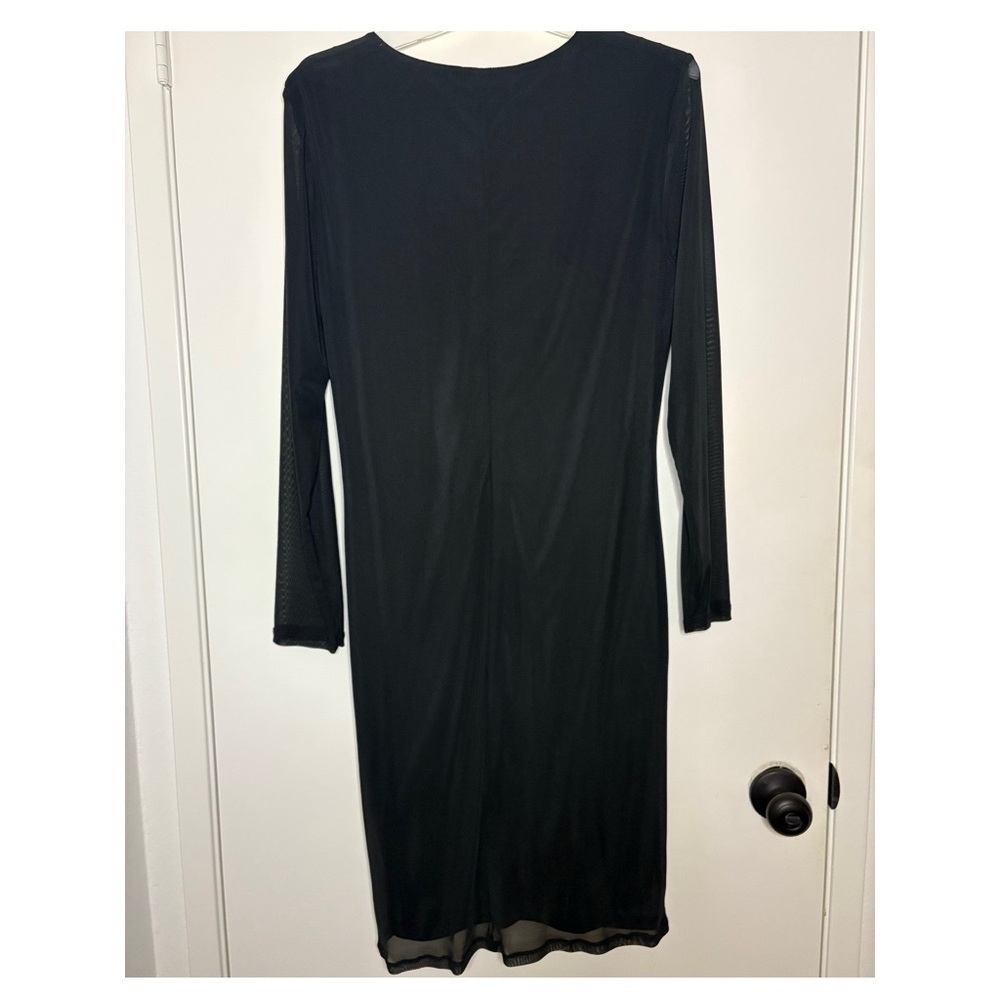 Nine West Black Long Sleeve Dress - Picture 2 of 3